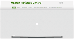 Desktop Screenshot of homeowellnesscentre.com